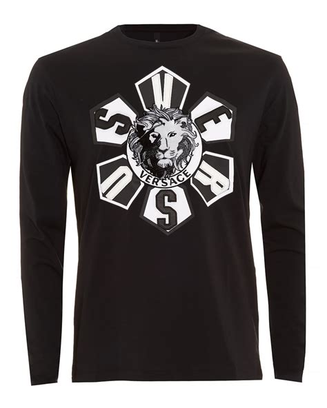 versace versus t shirt|versace long sleeve t shirts.